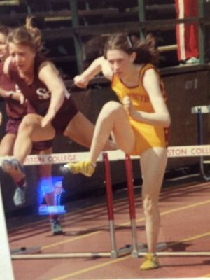 Hurdler, Anne Jennings (Falmouth 1981)