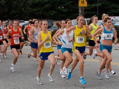 Start of the PRMH 5K / NE Women's Championship. Photo by Tom Derderian.
